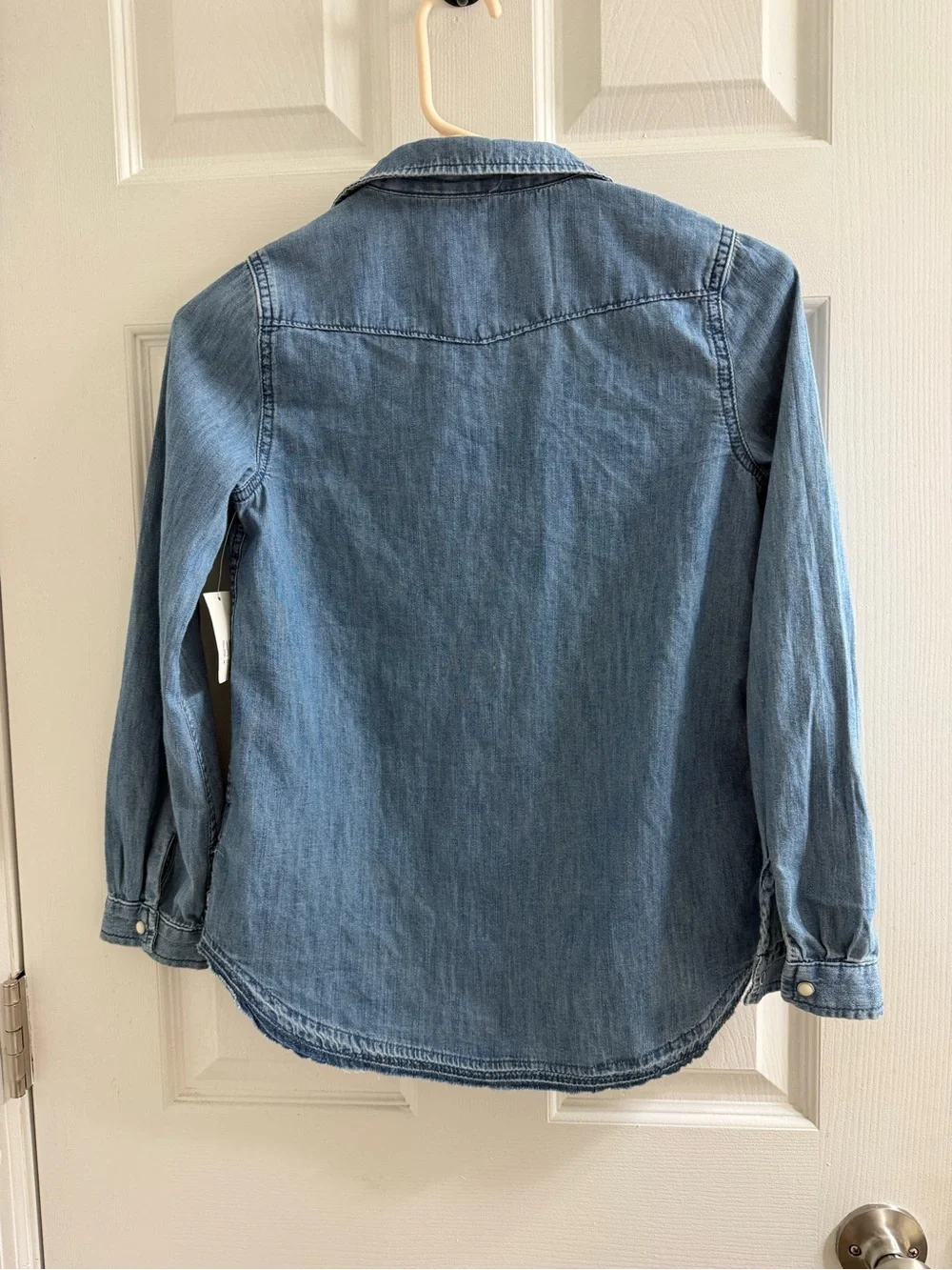 GAP Kids Light Blue Denim Shirt with Tag Large L
